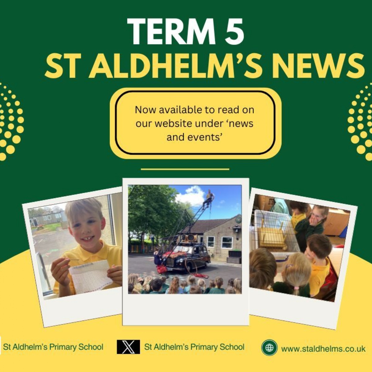 Term 5 St Aldhelm's News now available - St Aldhelm's VA Church Primary ...